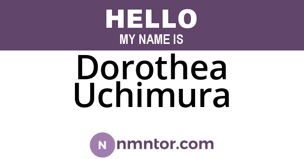 Dorothea Uchimura