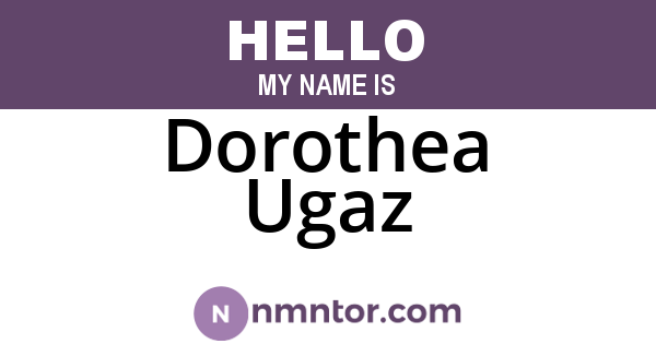 Dorothea Ugaz