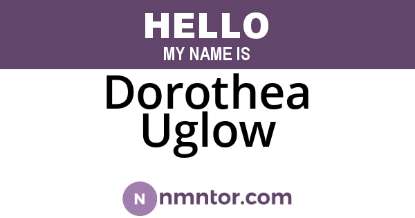 Dorothea Uglow