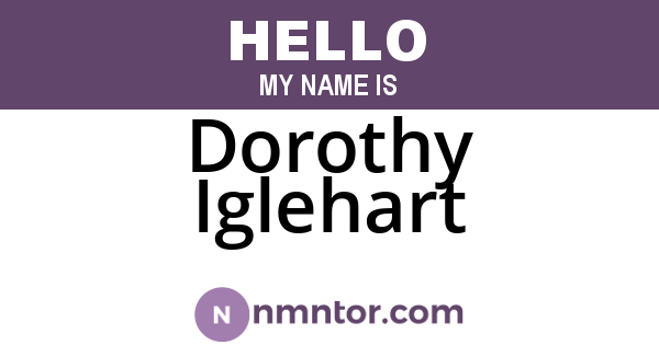 Dorothy Iglehart