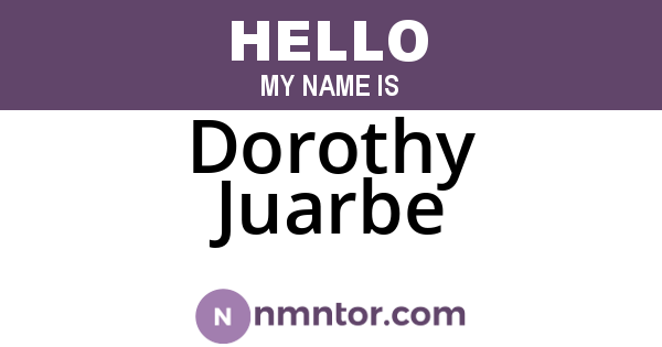 Dorothy Juarbe