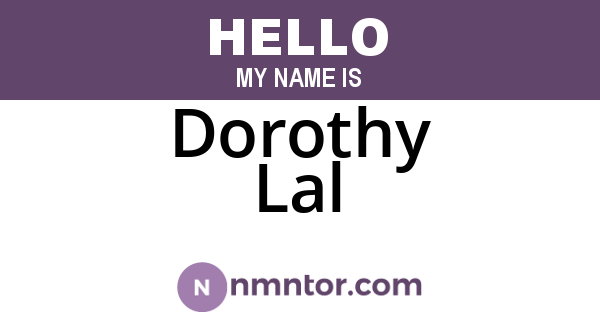 Dorothy Lal