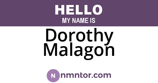 Dorothy Malagon