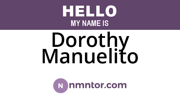 Dorothy Manuelito