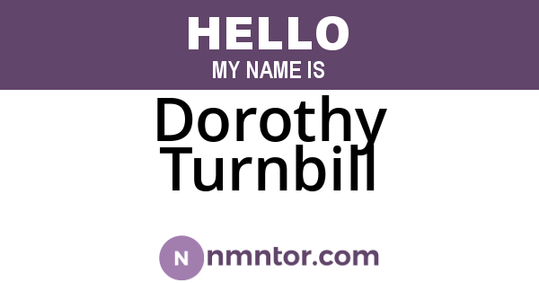 Dorothy Turnbill