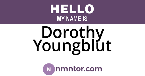 Dorothy Youngblut