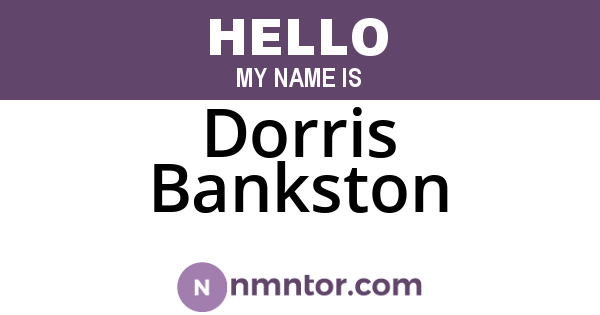 Dorris Bankston