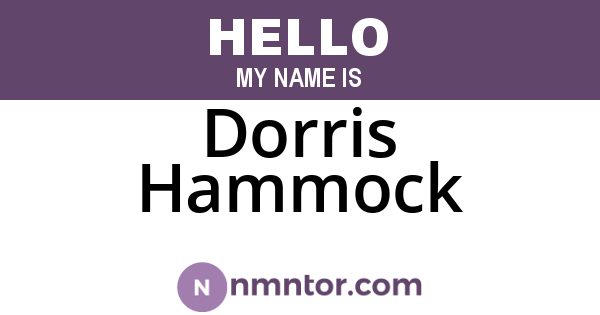 Dorris Hammock