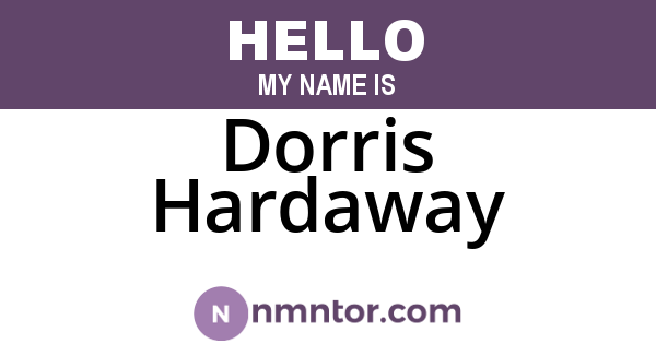 Dorris Hardaway
