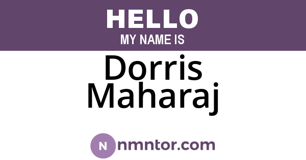 Dorris Maharaj