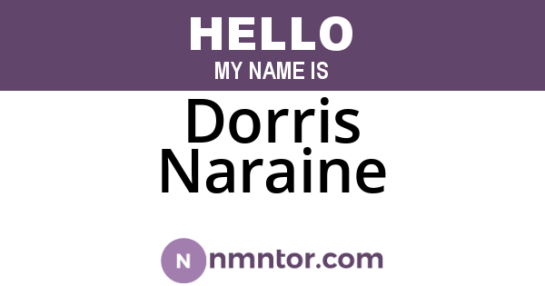 Dorris Naraine