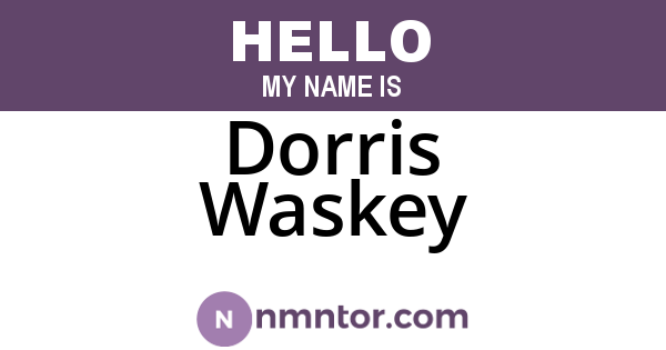 Dorris Waskey