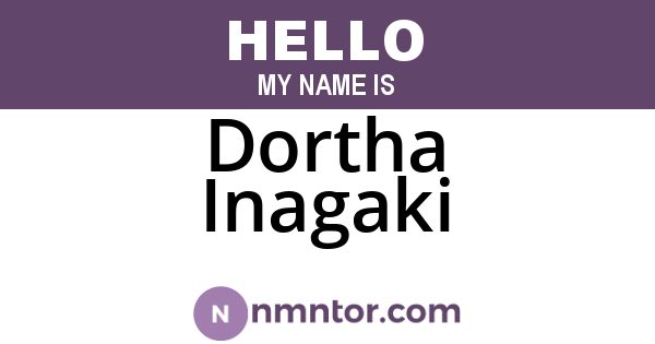 Dortha Inagaki
