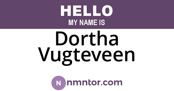 Dortha Vugteveen