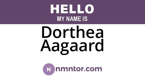 Dorthea Aagaard