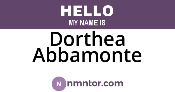 Dorthea Abbamonte