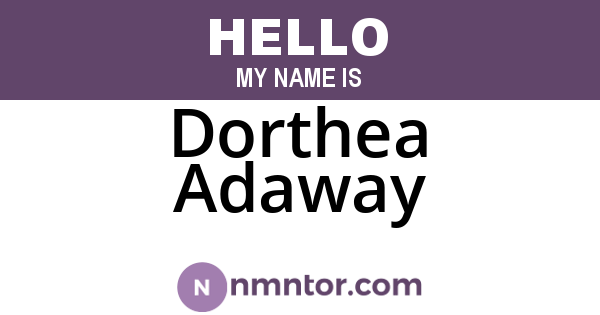 Dorthea Adaway