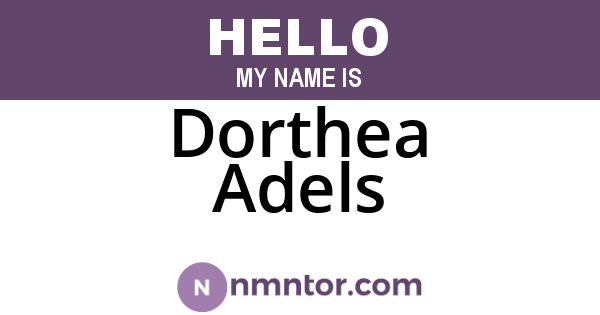 Dorthea Adels