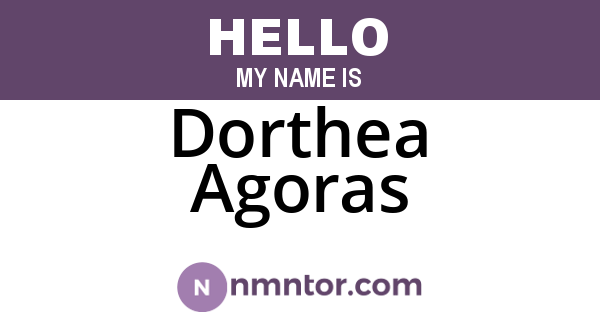 Dorthea Agoras