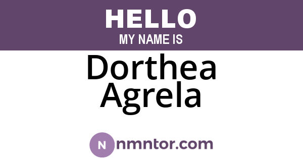 Dorthea Agrela