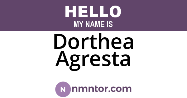 Dorthea Agresta