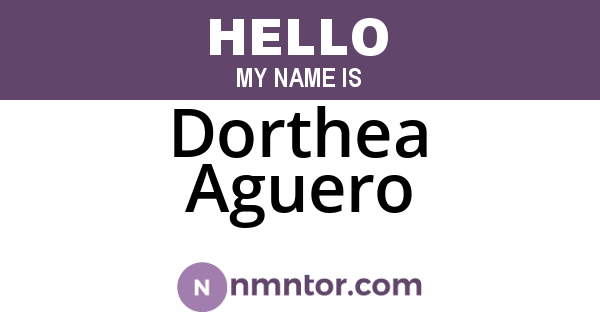 Dorthea Aguero