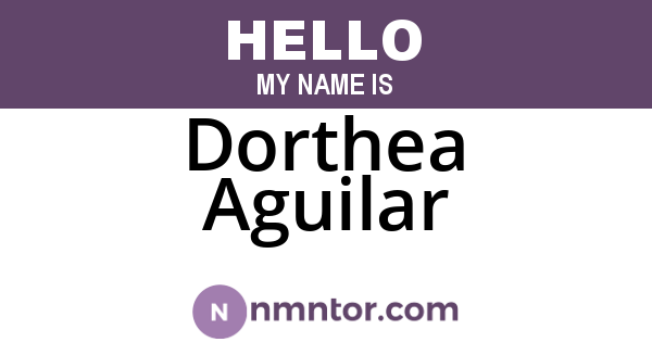 Dorthea Aguilar