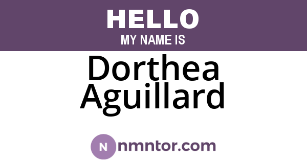 Dorthea Aguillard