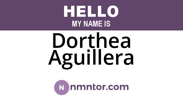 Dorthea Aguillera