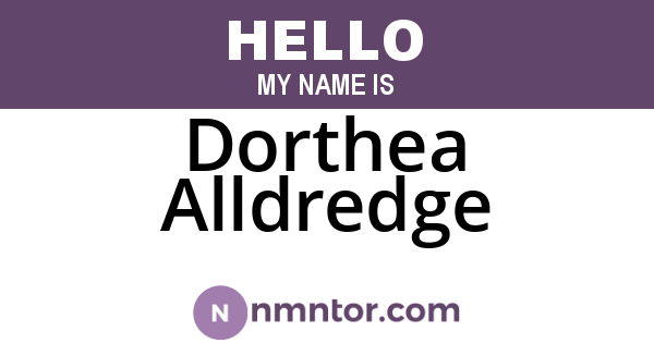 Dorthea Alldredge
