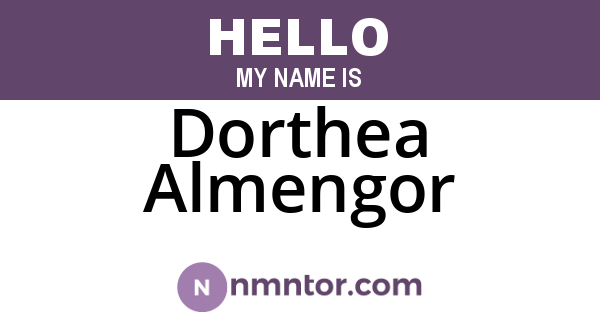 Dorthea Almengor