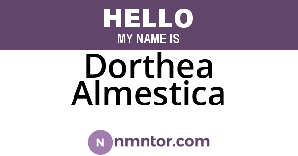 Dorthea Almestica
