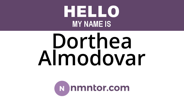 Dorthea Almodovar