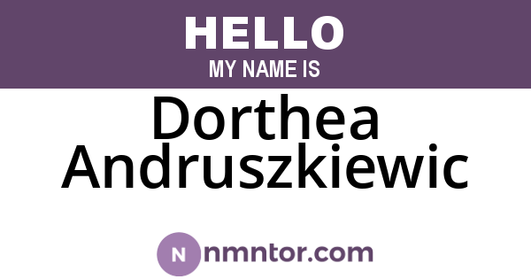 Dorthea Andruszkiewic