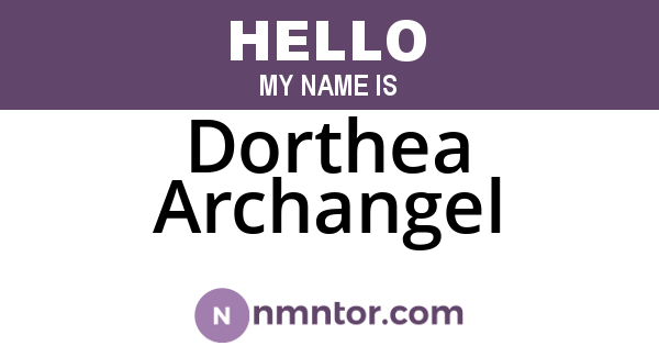 Dorthea Archangel