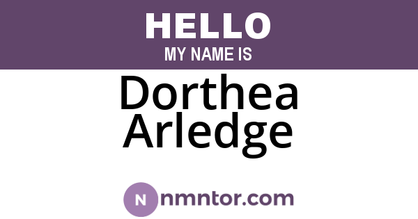 Dorthea Arledge