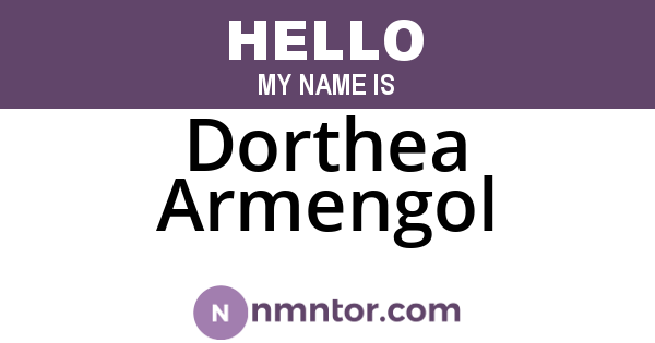 Dorthea Armengol
