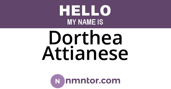Dorthea Attianese