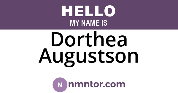 Dorthea Augustson