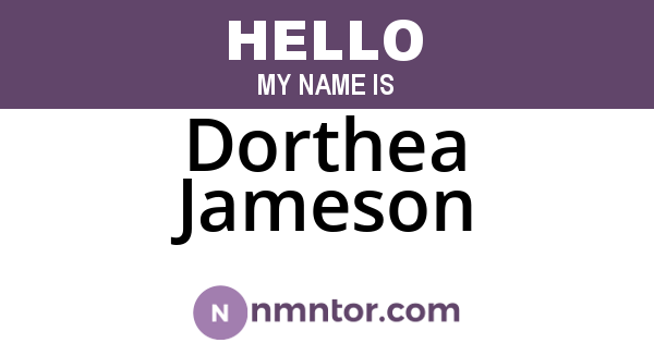 Dorthea Jameson