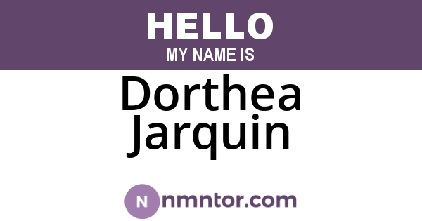 Dorthea Jarquin