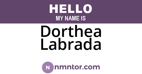 Dorthea Labrada