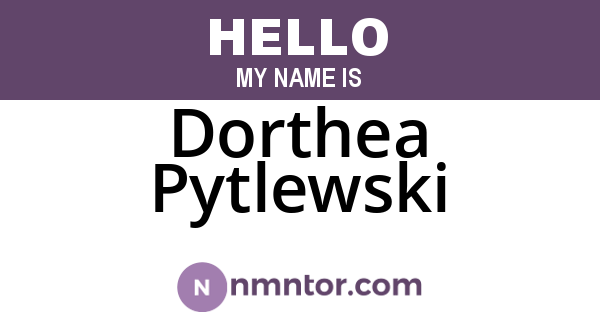 Dorthea Pytlewski
