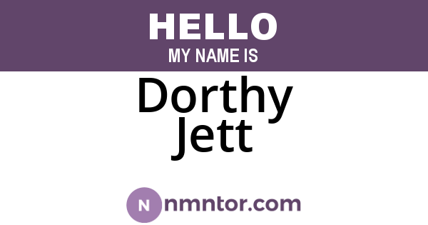 Dorthy Jett