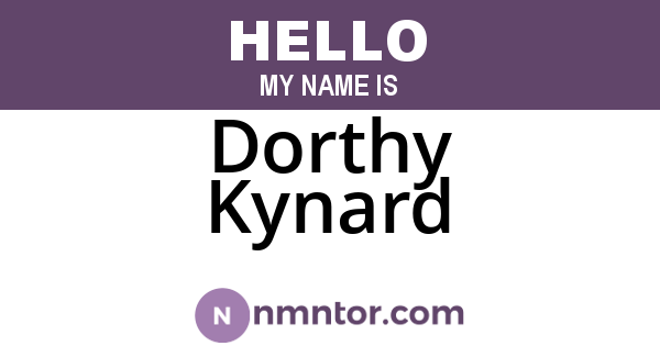 Dorthy Kynard