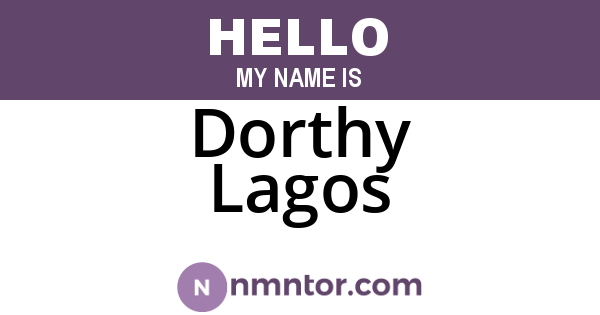Dorthy Lagos