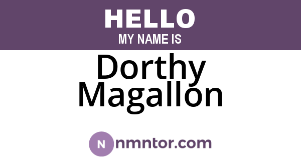 Dorthy Magallon