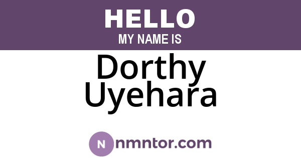 Dorthy Uyehara