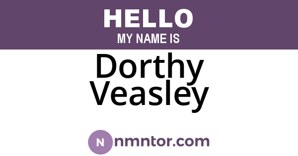 Dorthy Veasley