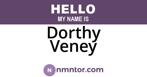 Dorthy Veney